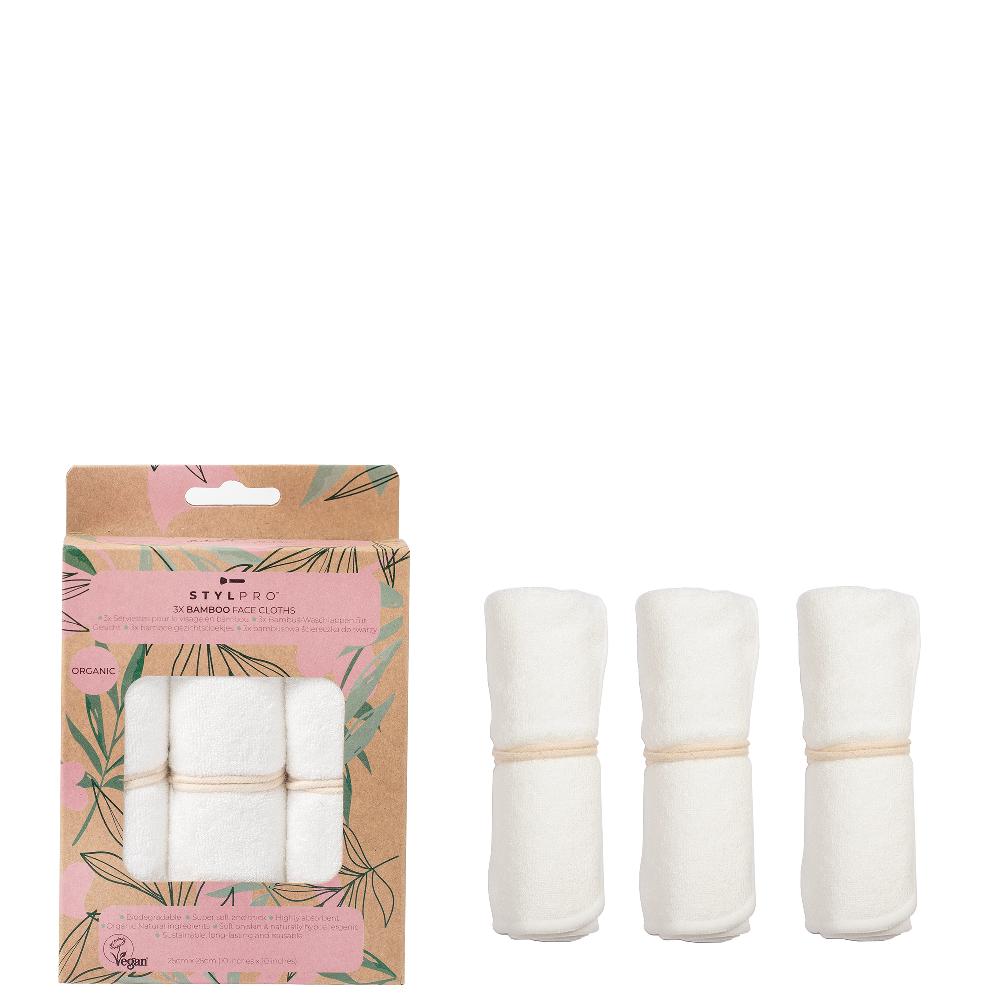 lookfantastic StylPro Bamboo Gesichtstücher 3er-Packung Exklusive Angebote