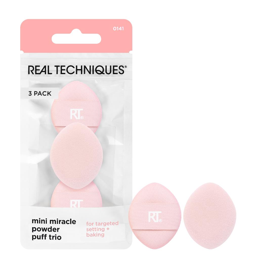 lookfantastic Real Techniques Mini Miracle Puderquasten-Trio Bestseller