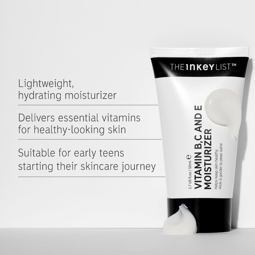 lookfantastic The INKEY List Vitamin B C und E Feuchtigkeitspflege 50 ml Discount Store für neue Produkte