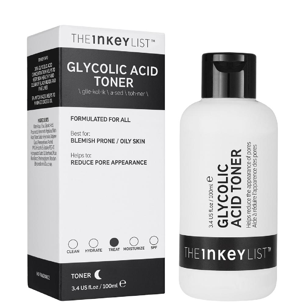 lookfantastic The INKEY List Glycolsäure-Toner 100 ml 50% Rabatt für begrenzte Zeit