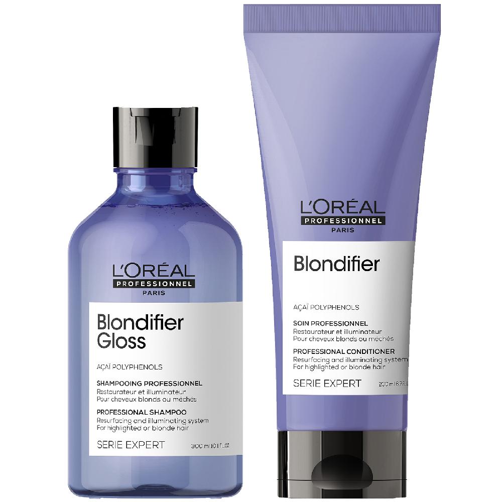 lookfantastic L'Oréal Professionnel Serie Expert Blondifier Gloss Shampoo and Conditioner Duo Großer Ausverkauf