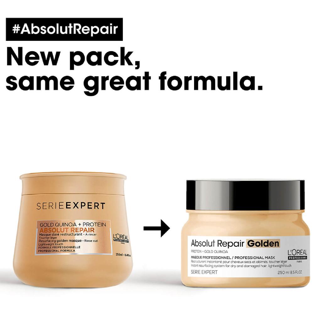 lookfantastic L'Oréal Professionnel Serié Expert Absolut Repair Gold Leichte Maske 250 ml Online Shopping