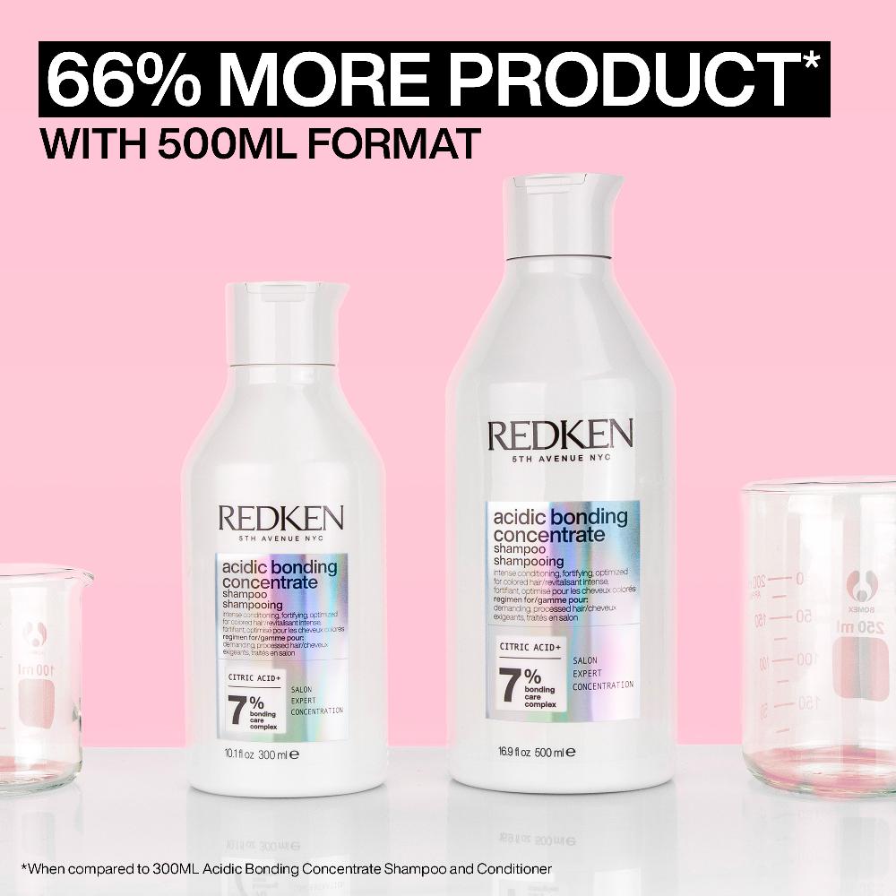 lookfantastic Redken Acidic Bonding Concentrate Shampoo and Conditioner 500ml Bond Repair Supersize Bundle Top Angebot