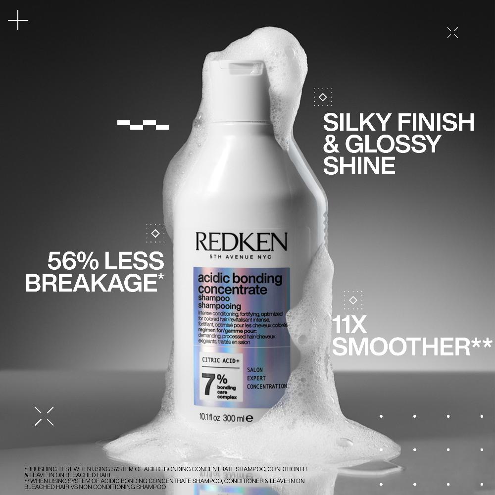 lookfantastic Redken Acidic Bonding Concentrate Shampoo and Conditioner 500ml Bond Repair Supersize Bundle Top Angebot