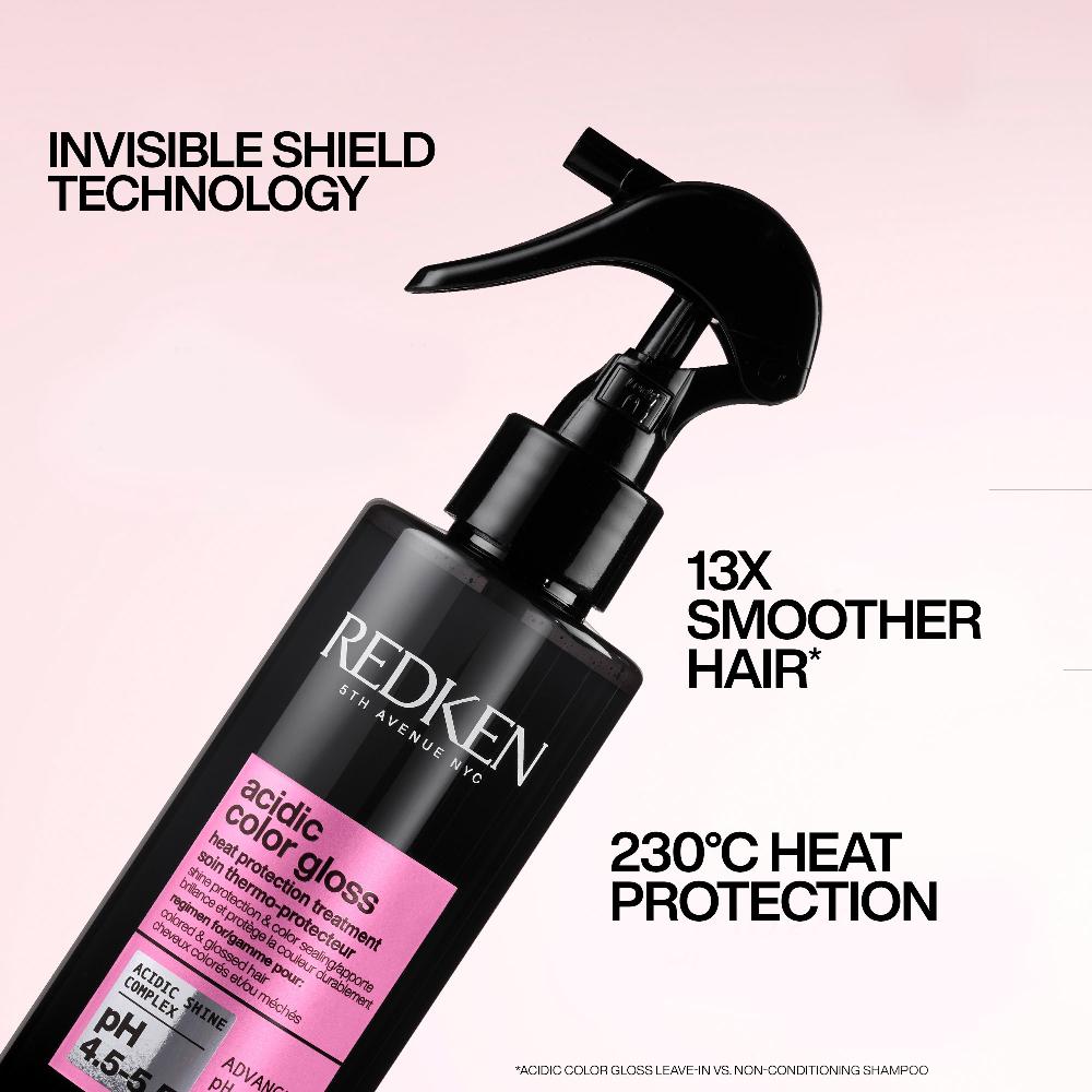 lookfantastic Redken Acidic Color Gloss 230°C Hitzeschutz-Haarbehandlungs-Glanzspray für Farbschutz 190 ml Online Outlet