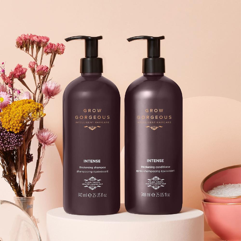 lookfantastic Grow Gorgeous Supersize Intense Thickening Shampoo and Conditioner Bundle Exklusive Angebote