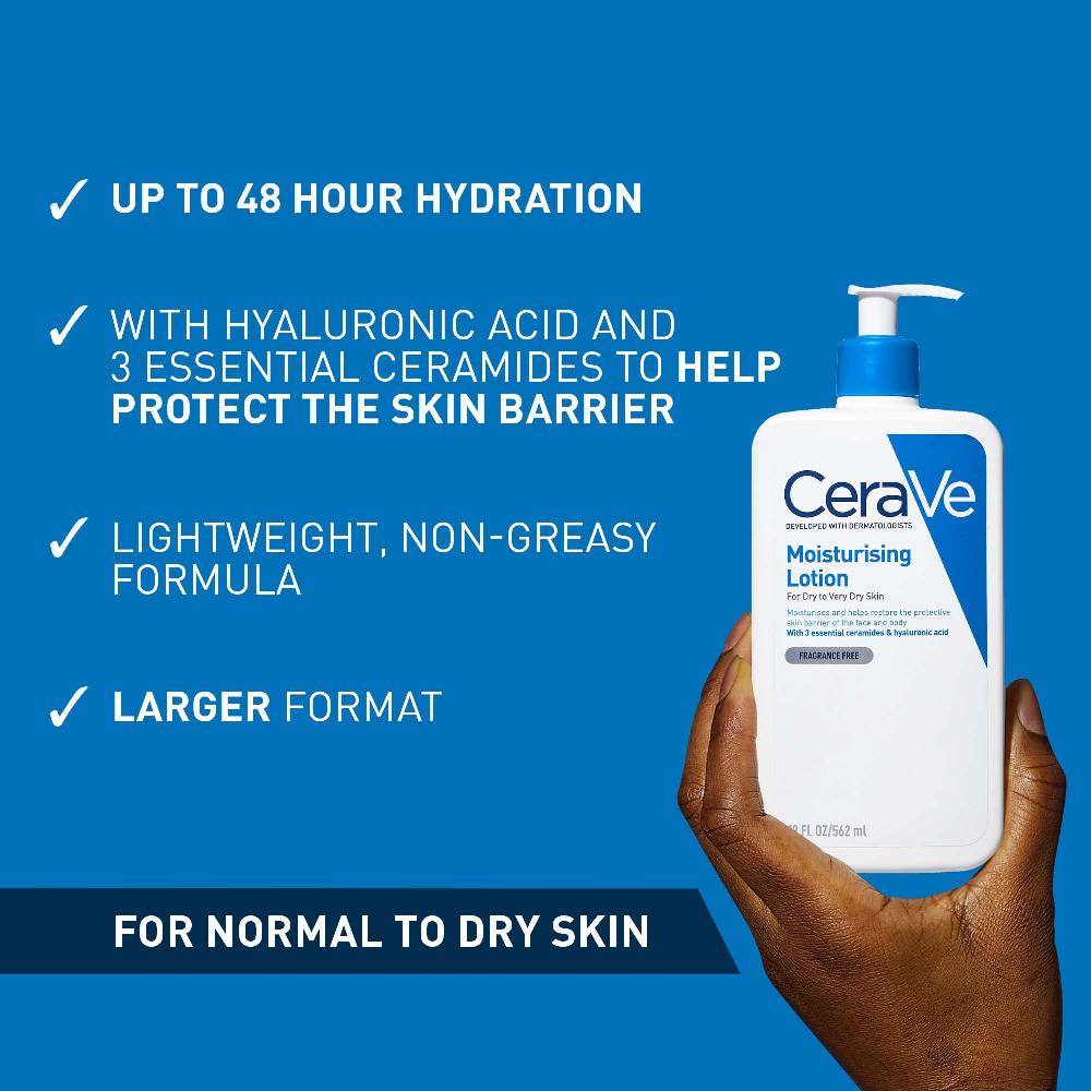 lookfantastic CeraVe Feuchtigkeitsspendende Lotion für Trockene bis Sehr Trockene Haut 473 ml Blitzangebot