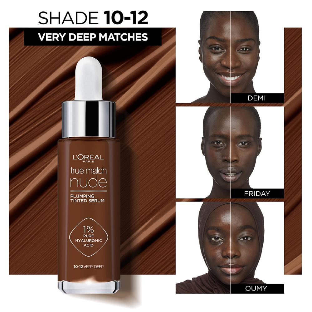 lookfantastic L'Oréal Paris True Match Nude Plumping Tinted Serum (Various Shades) Große Rabatte