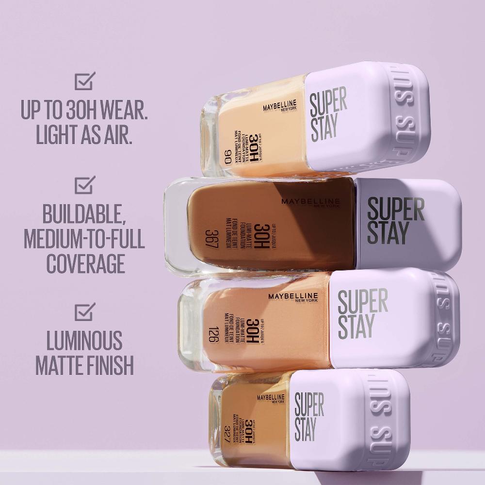 lookfantastic Maybelline Super Stay up to 30H Lumi-Matte Foundation 35ml (Various Shades) Wochenangebot