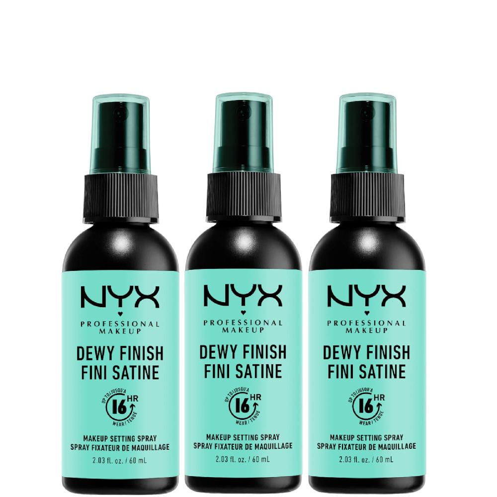 lookfantastic NYX Professional Makeup Dewy Setting Spray Trio Jubiläumsangebot