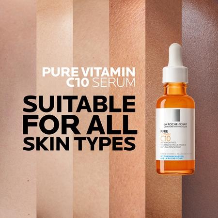 La Roche-Posay La Roche-Posay Pure Vitamin C10 aufhellendes Serum gegen Falten mit Vitamin C Kostenloser Versand