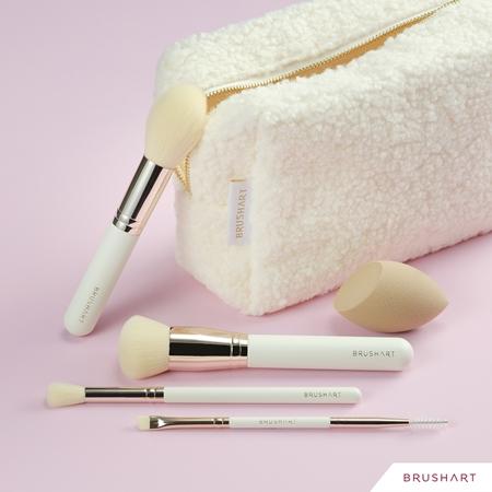 BrushArt BrushArt Basic Soft Glam make-up brush set Pinselset mit Täschchen Auslauf
