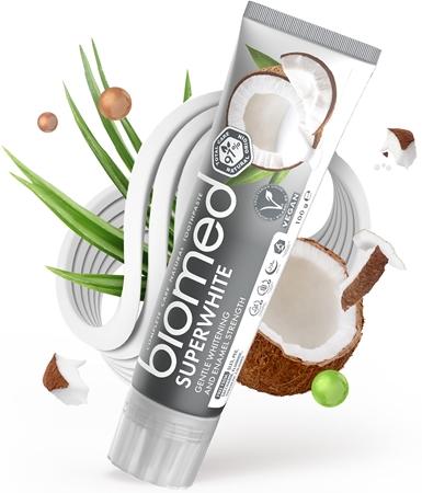 Biomed Biomed Superwhite stärkende Zahnpasta mit Kokosöl Günstiger Verkauf
