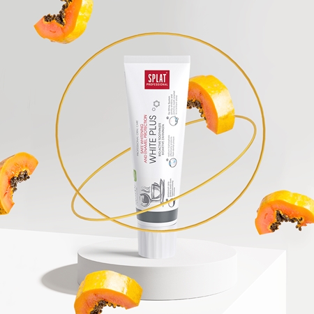 Splat Splat Professional White Plus Bio-Aktiv Zahnpasta für schonendes Bleichen und zum Schutz des Zahnschmelzes Meist gekauft