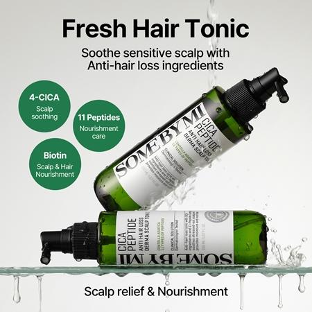 Some By Mi Some By Mi Cica Peptide Derma Scalp Tonic feuchtigkeitsspendendes Tonikum mit ernährender Wirkung gegen Haarausfall Cyber Monday