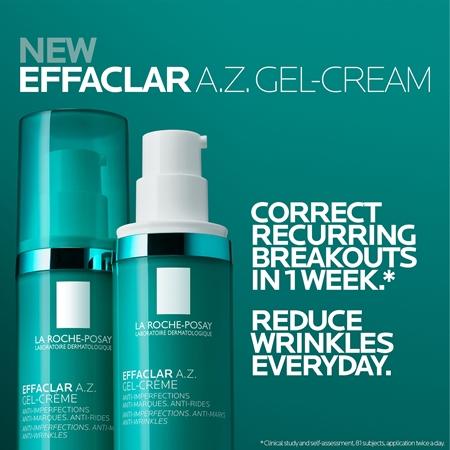 La Roche-Posay La Roche-Posay Effaclar A.Z. Gel Cream Gel-Creme für Unvollkommenheiten wegen Akne Haut Muttertagsangebot