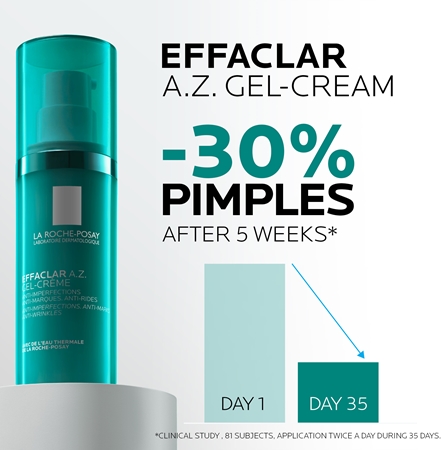 La Roche-Posay La Roche-Posay Effaclar A.Z. Gel Cream Gel-Creme für Unvollkommenheiten wegen Akne Haut Muttertagsangebot