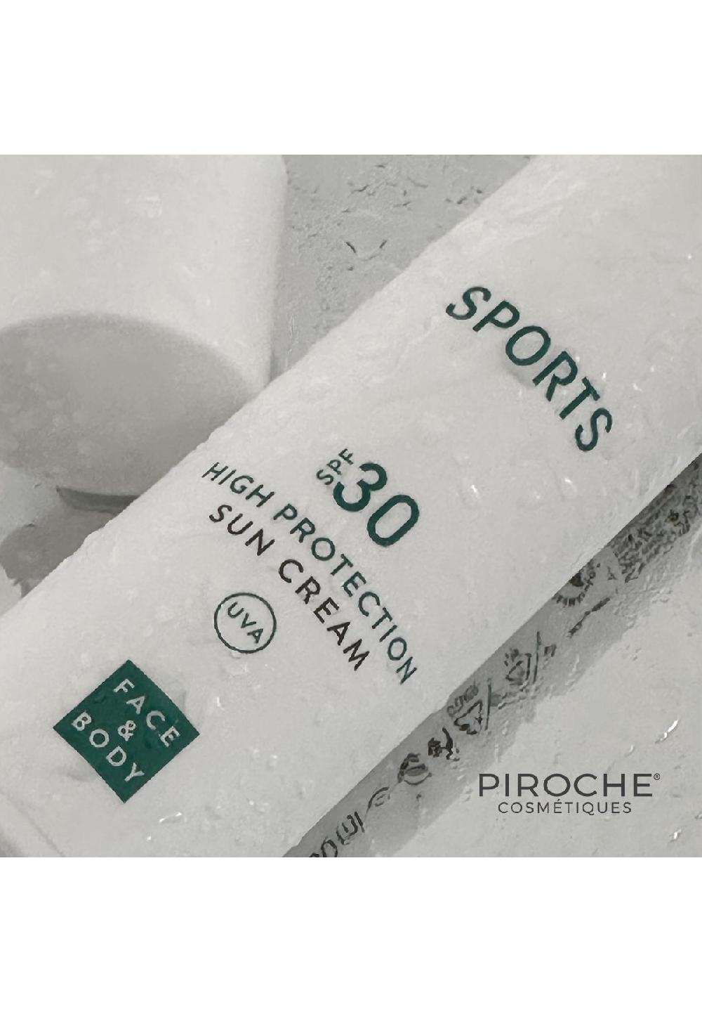 PIROCHE® COSMÉTIQUES SPORTS High Protection Sun Cream SPF30 Neueste Mode