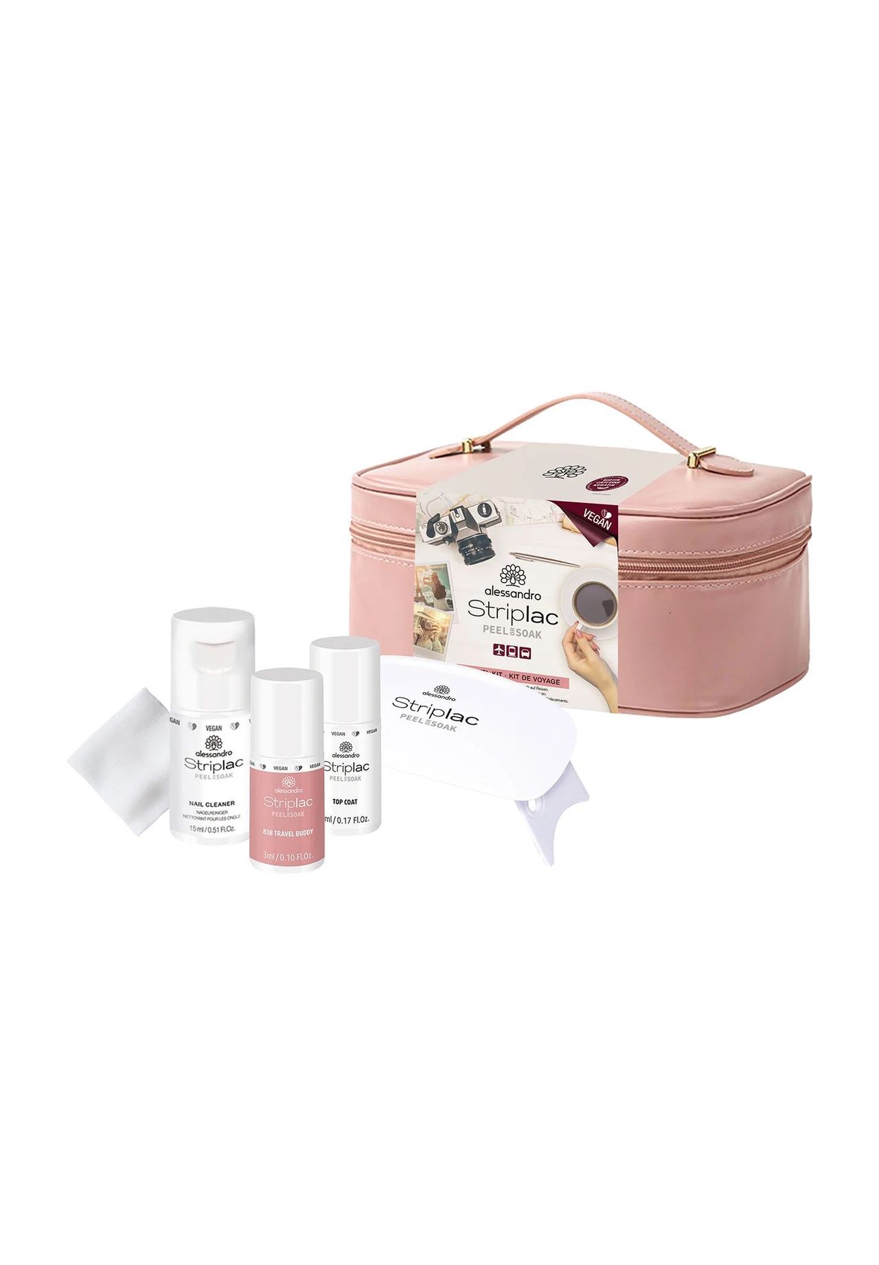 alessandro STRIPLAC PEEL O SOAK Ales Travel Kit Begrenztes Angebot